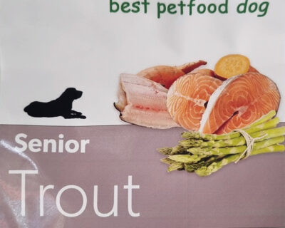 Alimento completo per cani anziani – Trota